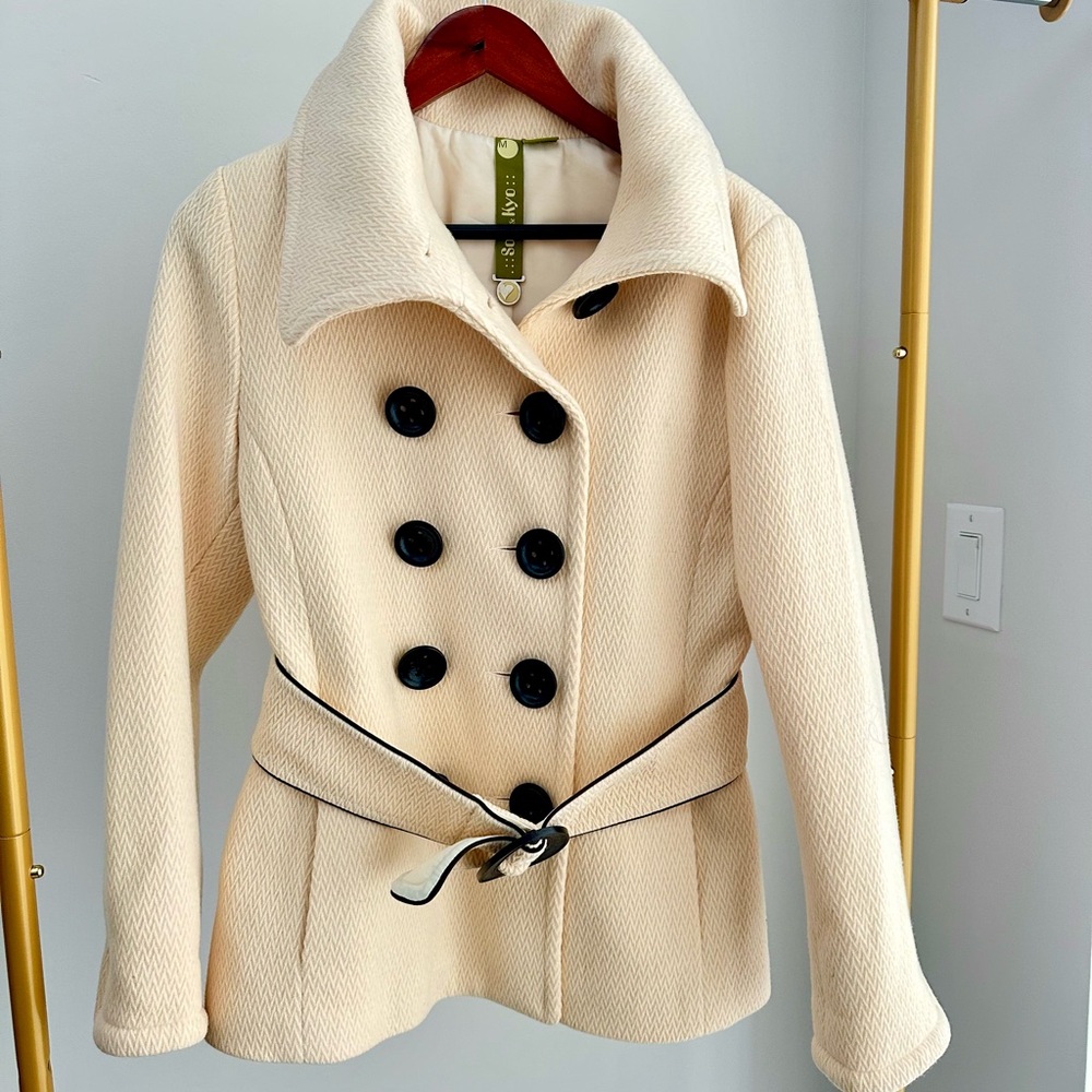 Beautiful Soia & Kyo Herringbone Coat
